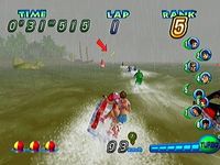 une photo d'Ã©cran de Wave Race Blue Storm sur Nintendo Gamecube